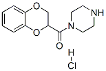 N-(1,4-Benzodioxan-2-Carbonyl)PiperazineHydrochloride Struktur