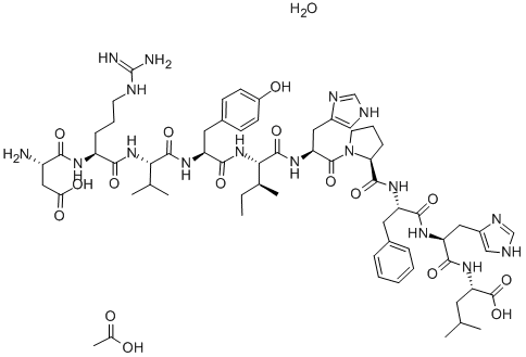 ANGIOTENSIN I HUMAN ACETATE HYDRATE Struktur