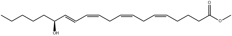 15(S)-HYDROXY-(5Z,8Z,11Z,13E)-*EICOSATET RAENOIC ACI Struktur