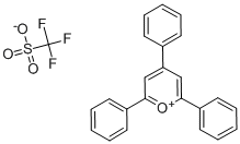 2,4,6-TRIPHENYLPYRYLIUM TRIFLUOROMETHANESULFONATE Struktur