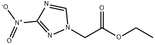 1H-1,2,4-Triazole-1-acetic acid, 3-nitro-, ethyl ester Struktur