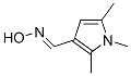 1H-Pyrrole-3-carboxaldehyde,1,2,5-trimethyl-,oxime(9CI) Struktur