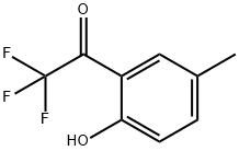 2,2,2-TRIFLUORO-1-(2-HYDROXY-5-METHYLPHENYL)-ETHANONE Struktur