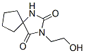 3-(2-Hydroxyethyl)-1,3-diazaspiro[4.4]nonane-2,4-dione Struktur