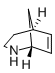 2-Azabicyclo(3.2.1)oct-6-ene Struktur