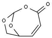 2,8,9-Trioxabicyclo4.2.1non-4-en-3-one Struktur