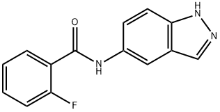 Benzamide, 2-fluoro-N-1H-indazol-5-yl- (9CI) Struktur