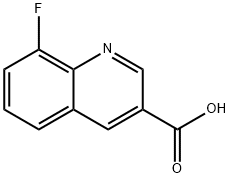 8-FLUOROQUINOLINE-3-CARBOXYLIC ACID Struktur