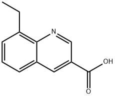 8-ETHYLQUINOLINE-3-CARBOXYLIC ACID Struktur