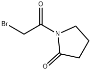 2-Pyrrolidinone, 1-(bromoacetyl)- (9CI) Struktur