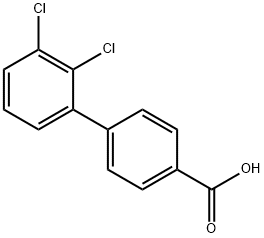 4-(2,3-Dichlorophenyl)benzoic acid Struktur