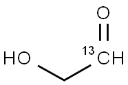 [1-13C]GLYCOLALDEHYDE Struktur