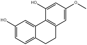 9,10-Dihydro-7-methoxy-3,5-phenanthrenediol Struktur