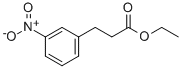 3-(3-NITRO-PHENYL)-PROPIONIC ACID ETHYL ESTER Struktur