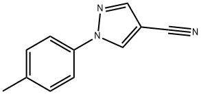 1-p-tolyl-1H-pyrazole-4-carbonitrile Struktur