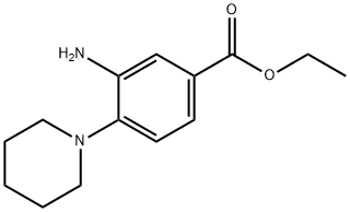 Ethyl 3-aMino-4-(piperidin-1-yl)benzoate Struktur