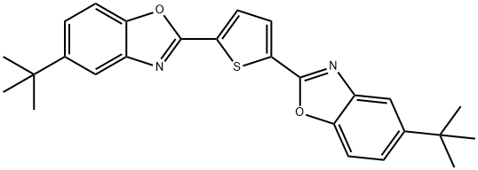 2,5-雙(5-叔丁基-2-苯并惡唑基)噻吩, 7128-64-5, 結(jié)構(gòu)式