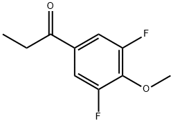 3',5'-DIFLUORO-4'-METHOXYPROPIOPHENONE Struktur