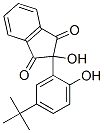 2-hydroxy-2-(2-hydroxy-5-tert-butyl-phenyl)indene-1,3-dione Struktur