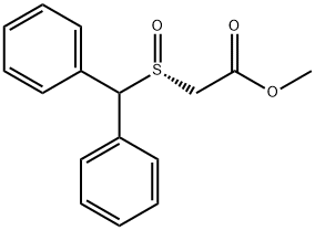 Methyl (R)-(benzhydrylsulfinyl)acetate Struktur