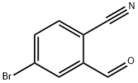 4-bromo-2-formylbenzonitrile Structure