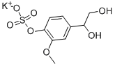 4-HYDROXY-3-METHOXY-D3-PHENYLETHYLENE GLYCOL 4-SULPHATE POTASSIUM SALT Struktur