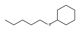 Cyclohexylpentyl sulfide Struktur