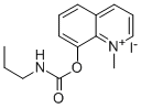 Quinolinium, 8-hydroxy-1-methyl-, iodide, propylcarbamate Struktur