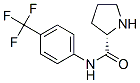 2-Pyrrolidinecarboxamide,N-[4-(trifluoromethyl)phenyl]-,(2S)-(9CI) Struktur