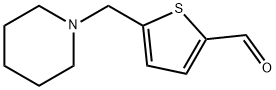 5-(1-PIPERIDINYLMETHYL)-2-THIOPHENECARBALDEHYDE Structure