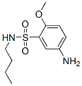 5-amino-N-butyl-2-methoxybenzenesulphonamide  Struktur