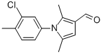 1-(3-CHLORO-4-METHYLPHENYL)-2,5-DIMETHYL-1H-PYRROLE-3-CARBALDEHYDE Struktur