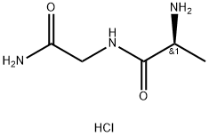 H-ALA-GLY-NH2 HCL Struktur