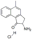 1H-Benz(e)inden-1-one, 2-amino-2,3-dihydro-5-methyl-, hydrochloride Struktur