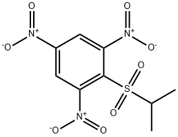 2-[(1-Methylethyl)sulfonyl]-1,3,5-trinitrobenzene Struktur