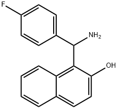 1-[AMINO-(4-FLUORO-PHENYL)-METHYL]-NAPHTHALEN-2-OL Struktur