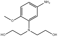 2,2'-[(5-amino-2-methoxyphenyl)imino]bisethanol Struktur