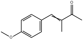 3-methyl-4-(4-methoxyphenyl)-3-buten-2-one  Struktur