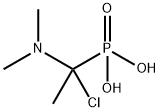 [1-Chloro-1-(dimethylamino)ethyl]phosphonic acid Struktur