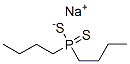 Dibutyldithiophosphinic acid sodium salt Struktur