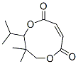 1-isopropyl-2,2-dimethylpropane-1,3-diyl maleate Struktur