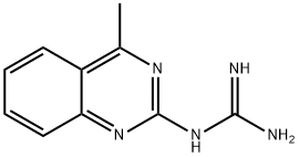 N-(4-METHYLQUINAZOLIN-2-YL)GUANIDINE Struktur