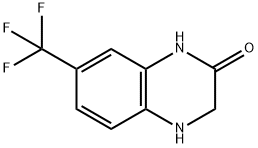 7-(TrifluoroMethyl)-3,4-dihydro-1H-quinoxalin-2-one Struktur