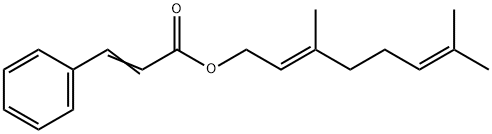 (,6E)-3,7-dimethyl-2,6-octadienyl cinnamate Struktur