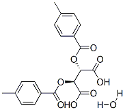 DI-P-TOLUOYL-D-TARTARIC ACID MONOHYDRATE Structure