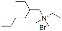 ethyl(2-ethylhexyl)dimethylammonium bromide Struktur