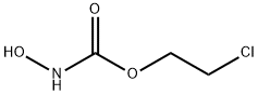 2-chloroethyl N-hydroxycarbamate Struktur