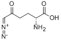 6-DIAZO-5-OXO-D-NORLEUCINE Struktur