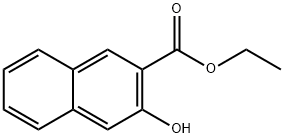 3-Hydroxy-2-naphthalenecarboxylic acid ethyl ester Struktur