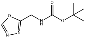 Carbamic acid, (1,3,4-oxadiazol-2-ylmethyl)-, 1,1-dimethylethyl ester (9CI) Struktur